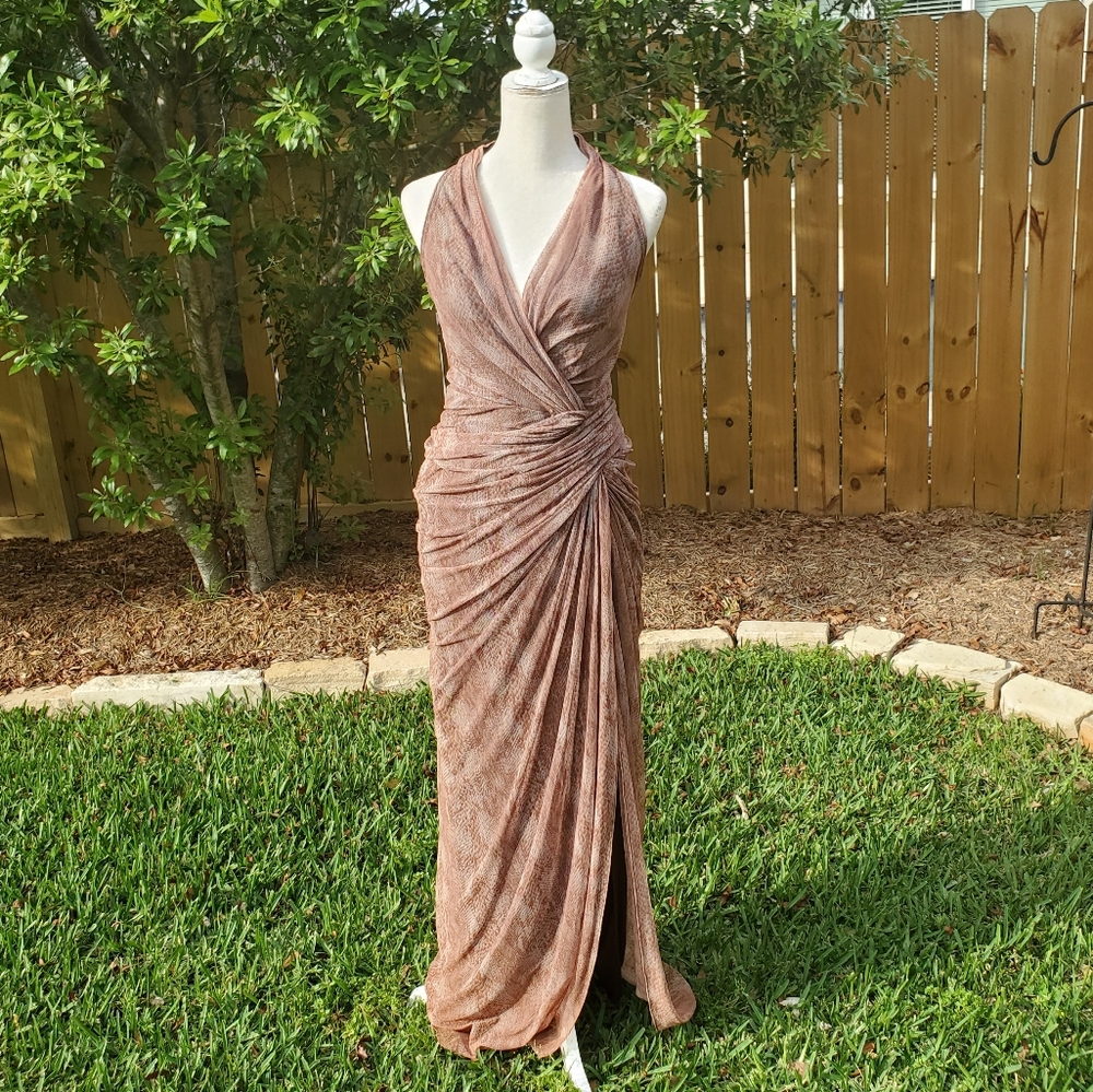 Tadashi animal print dress , M